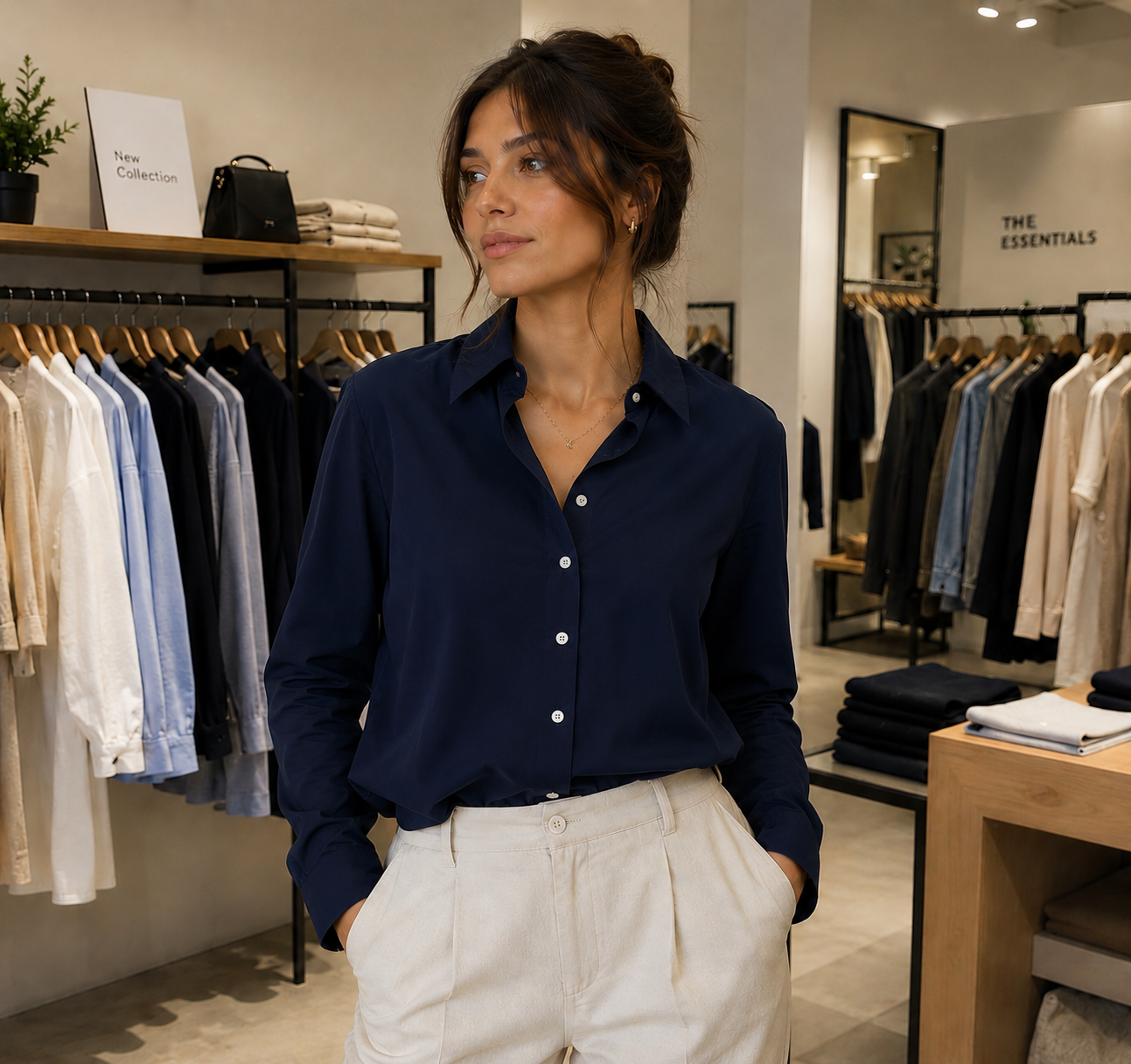 Chemise Satinée "Lunéa"