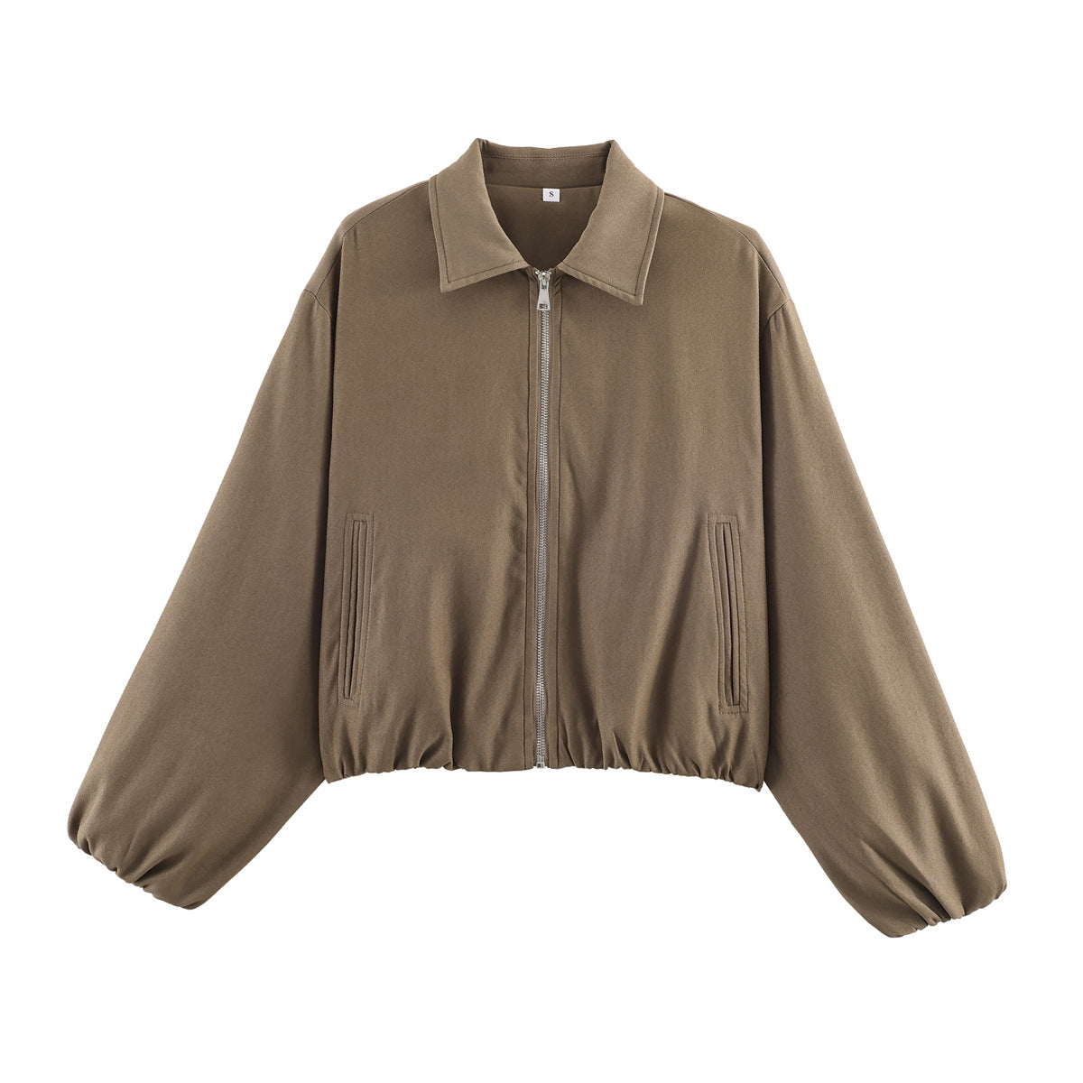 Hem-zip Jacket Baseball Uniform Coat Womens