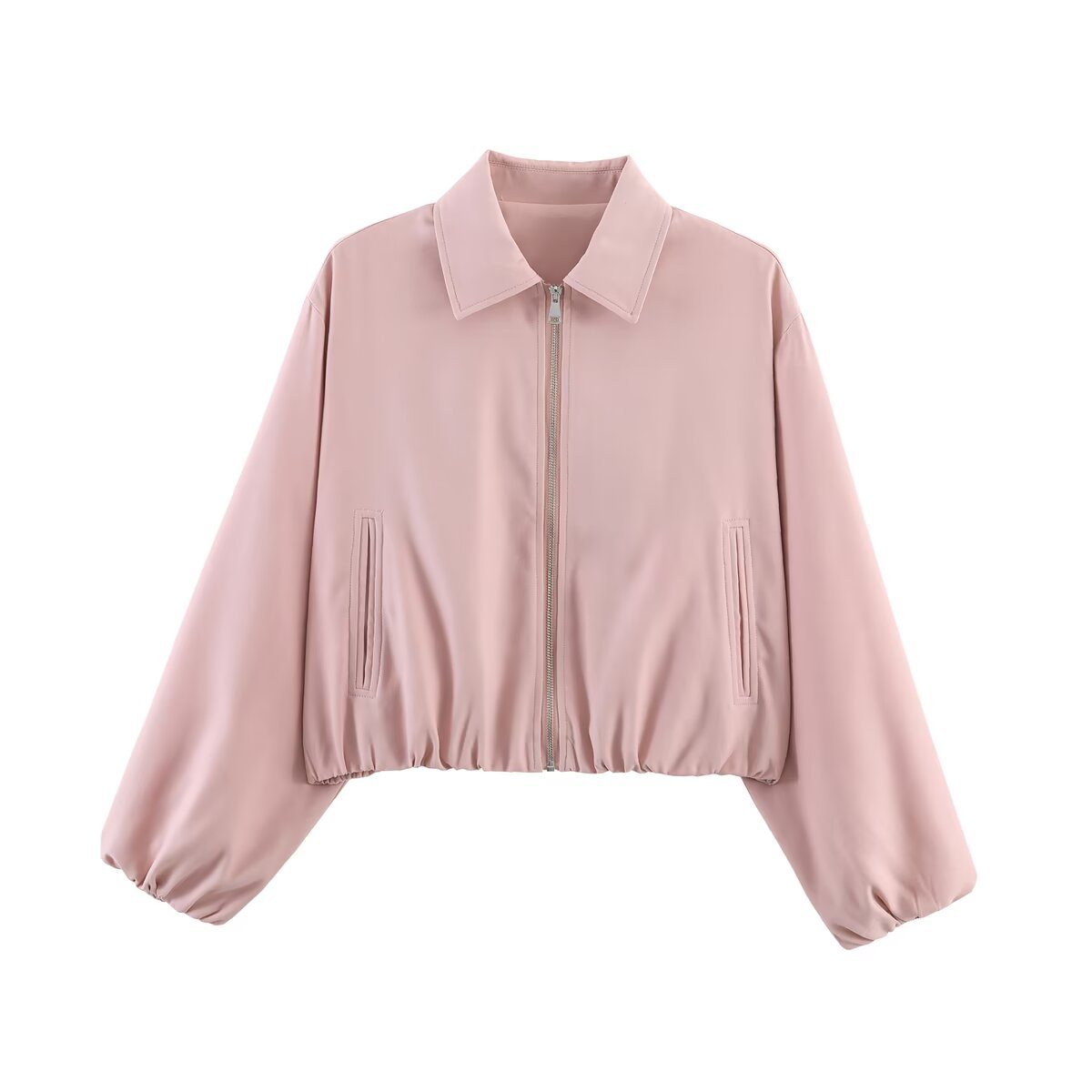 Hem-zip Jacket Baseball Uniform Coat Womens